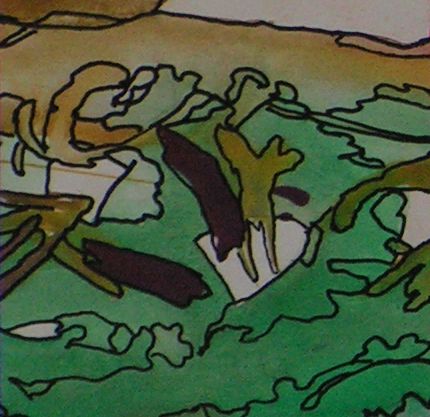 Miniatur 1, 1975, Tempera-Tusche, 5x5.jpg